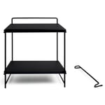 Mesa y escritorio de pared Hegel Negro profundo RAL 9005 / Negro