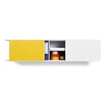 Sliding door to shelf Fip White