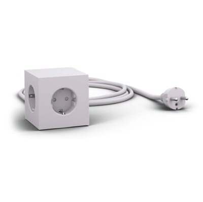 Avolt Socket Cube with USB C dfp Design Beige