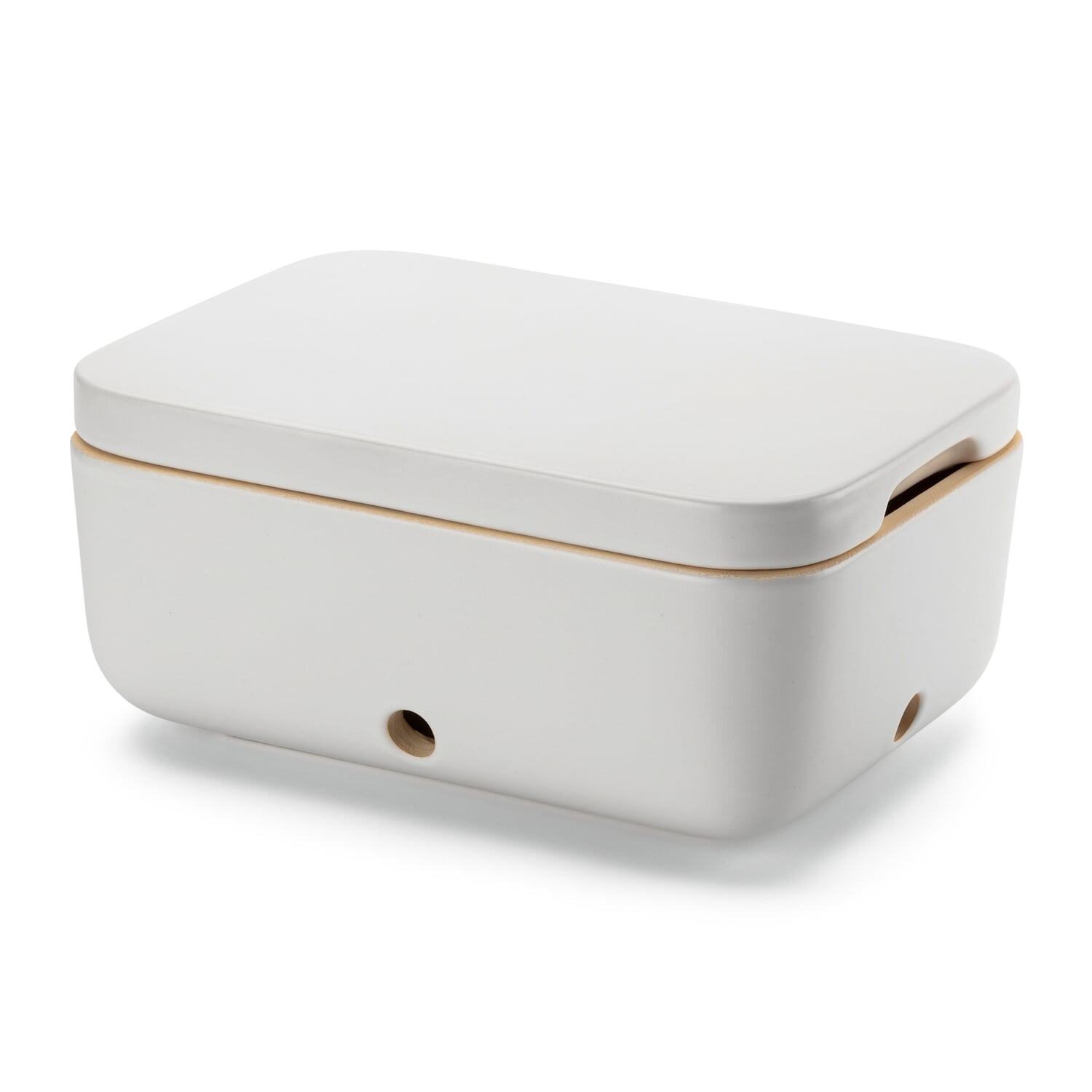 Onion box Rehau, Matte white, glazed