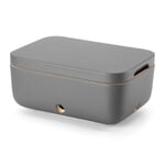 Onion Storage Container by Rehau Glazed in Matt Grey
