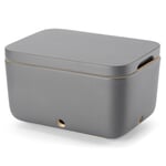 Potato Storage Container by Rehau Glazed in Matt Grey