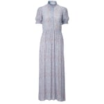 Women’s Maxi Dress Made of Viscose Mille-Fleurs Print