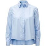 Ladies cotton blouse Bleu