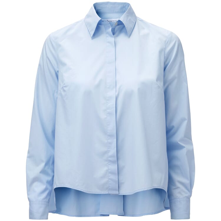 Ladies cotton blouse, Bleu
