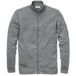 Men’s Zip Cardigan Mottled Grey