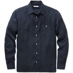 Herren-Leinenhemd Blau