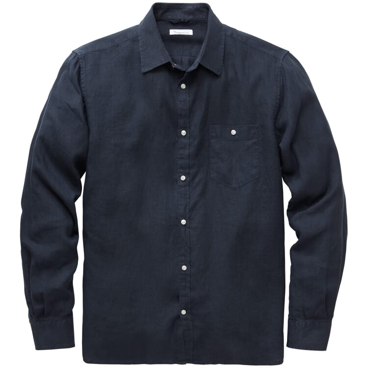 Men’s Linen Shirt, Blue