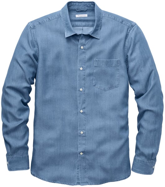 Herenoverhemd TENCEL™ Medium blauw