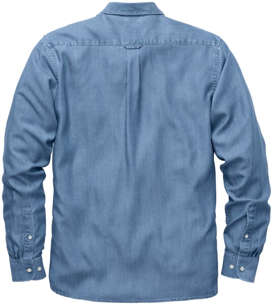 Herrenhemd TENCEL™ Mittelblau