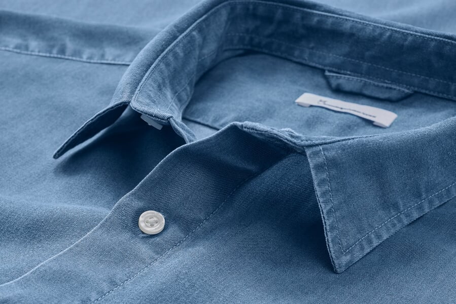 Chemise homme TENCEL™ Bleu moyen, vue détaillée