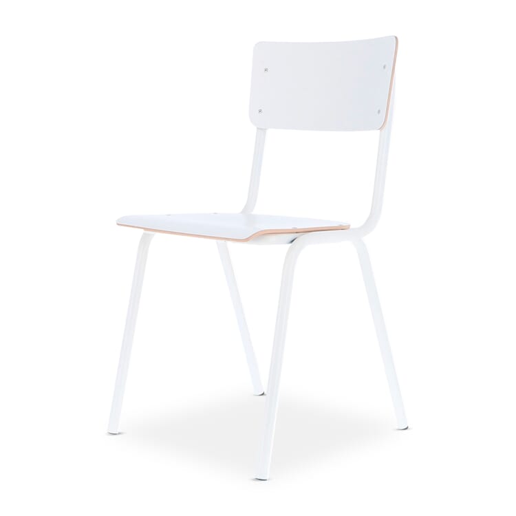 Chaise Colegio, Blanc / Blanc pur RAL 9010