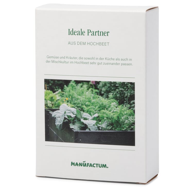 Semences Cultiver des légumes dans un potager surélevé - des partenaires idéaux