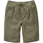 Herren-Leinenshorts Grün