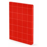 Notebook “Break The Grid” L – Red