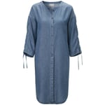 Women’s Dress Made of Tencel™ and Linen Denim Blue