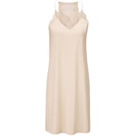 Damenunterkleid mit Spitze Sand