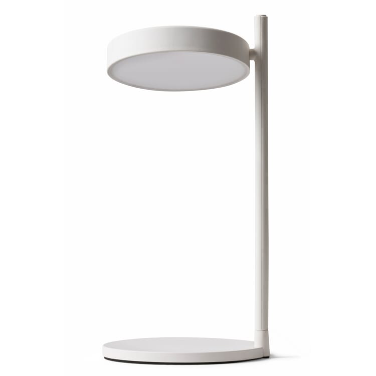 Lampe de table w182 Pastille b2, Blanc mat