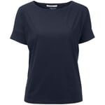 Women's T-Shirt with Roll-Up Sleeve Dark blue