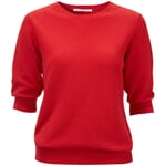 Damenpullover Halbarm Rot
