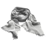 Fringed Scarf Grey-White