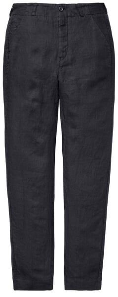 Men's linen pants Black-blue