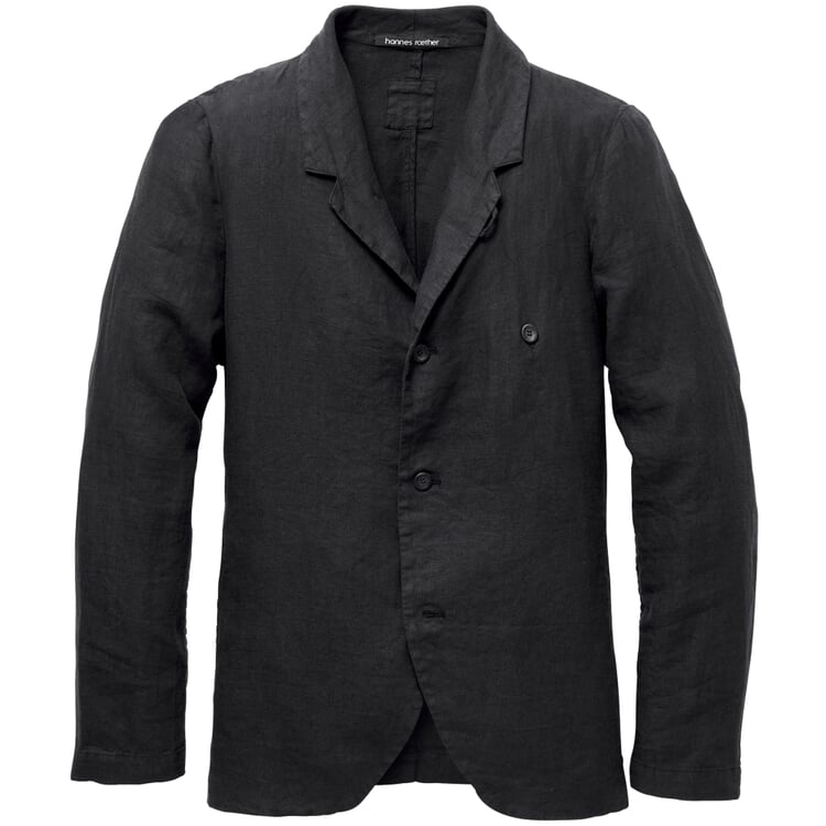 Men's linen jacket, Blackblue Manufactum