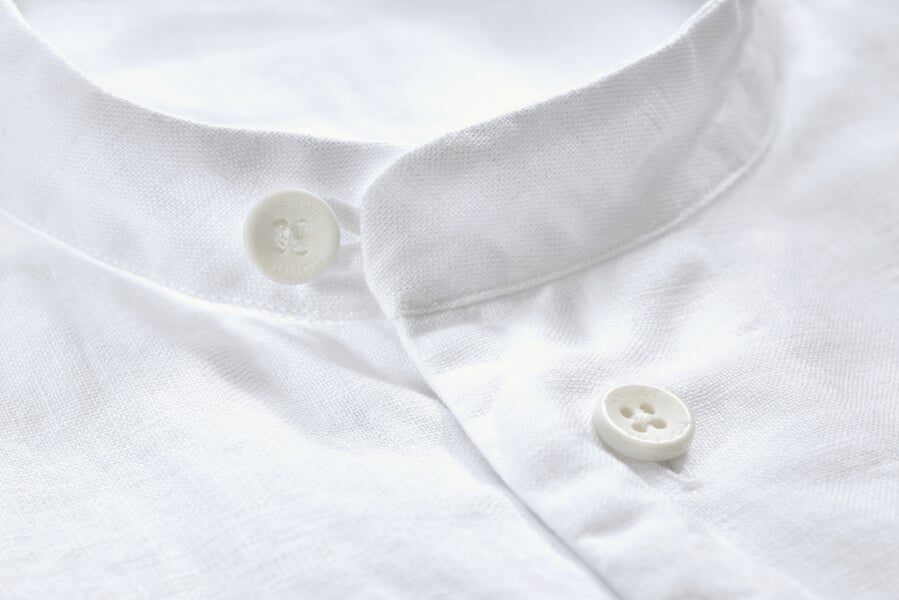 Chemise à enfiler pour hommes Blanc, vue détaillée