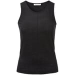 Ladies linen top Black