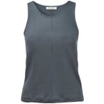 Damen-Leinentop Petrol