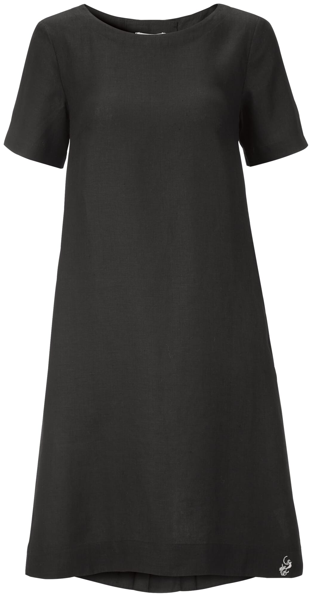 Ladies black shop linen dress