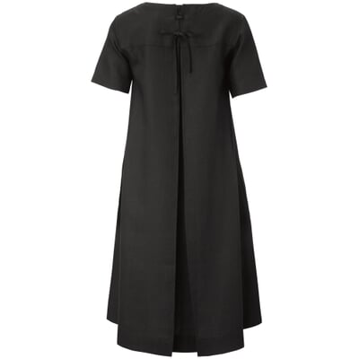 Ladies linen dress, Black | Manufactum