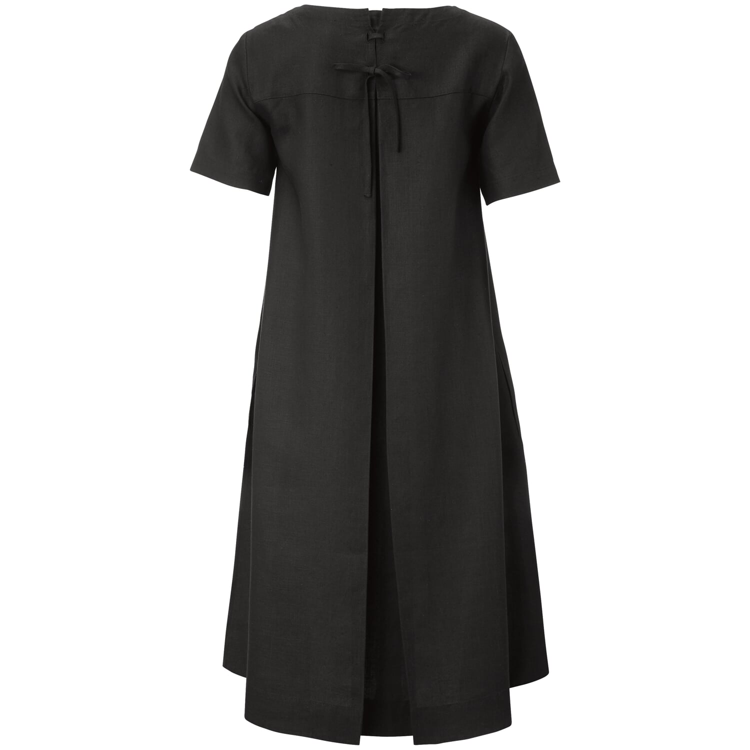 Ladies linen dress, Black | Manufactum