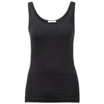Damentop-Jersey Schwarz