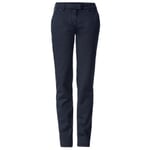 Chino pour femme Marine