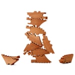 Holzfiguren Croc Pile Natur