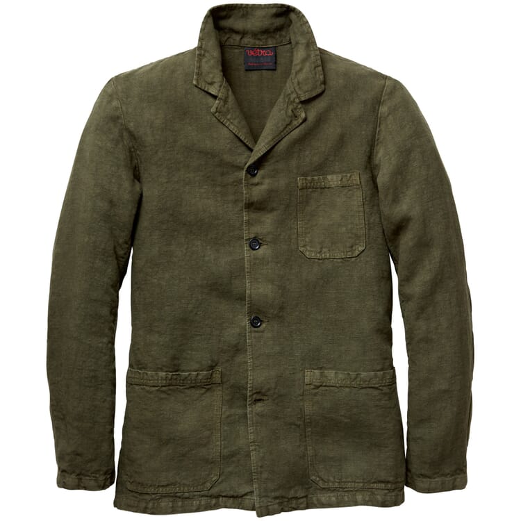 Men's linen jacket, Green