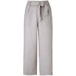 Ladies Linen Culotte Light gray