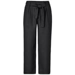 Women’s Culottes Made of Linen Black