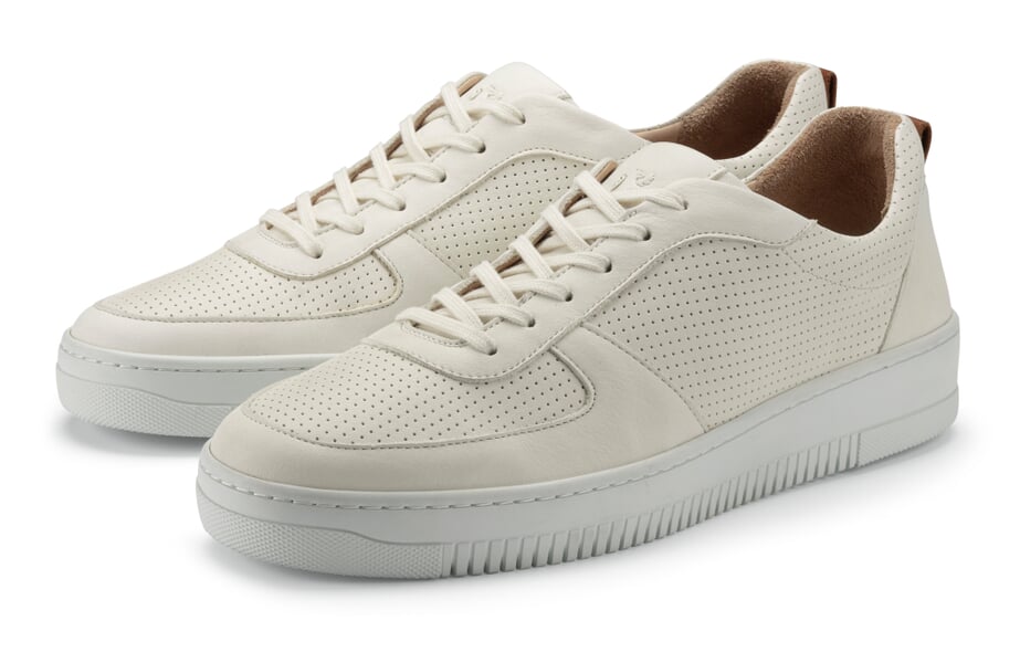 Leren herensneakers Natuur