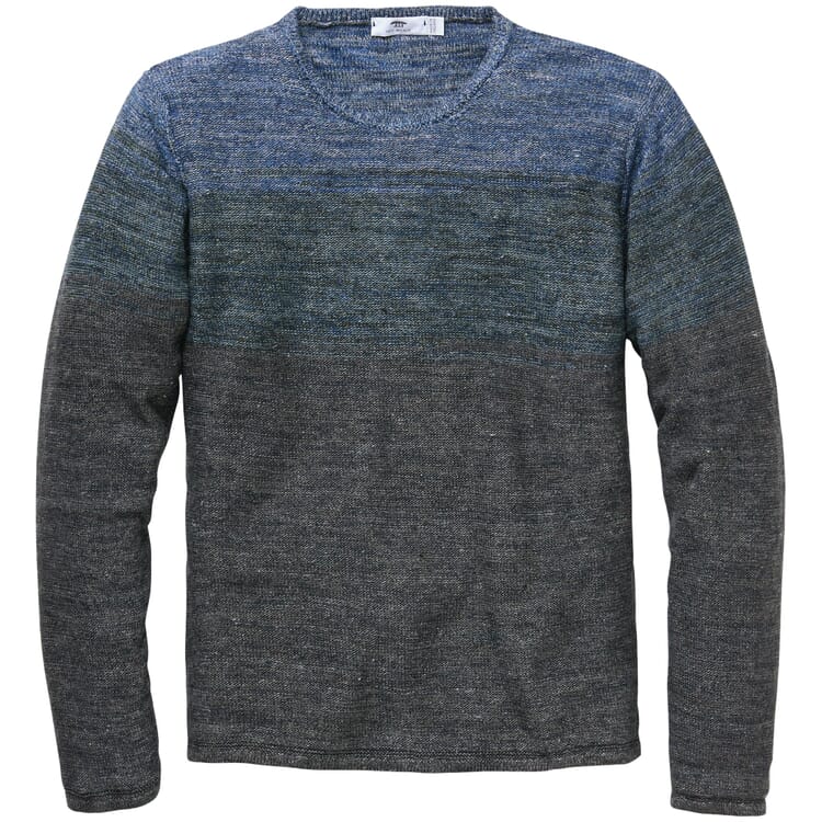 Men's linen sweater, Multicolor