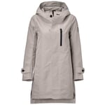 Women’s Raincoat with a Hood Stone Grey