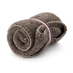 Seat Pad Made of Wool Brown melange