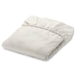 Fitted Sheets Made of Linen Ecru 100 × 200 cm