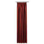 Curtain Made of Loden Cloth 225 cm Dark Red