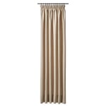 Curtain Made of Loden Cloth 225 cm Light Beige