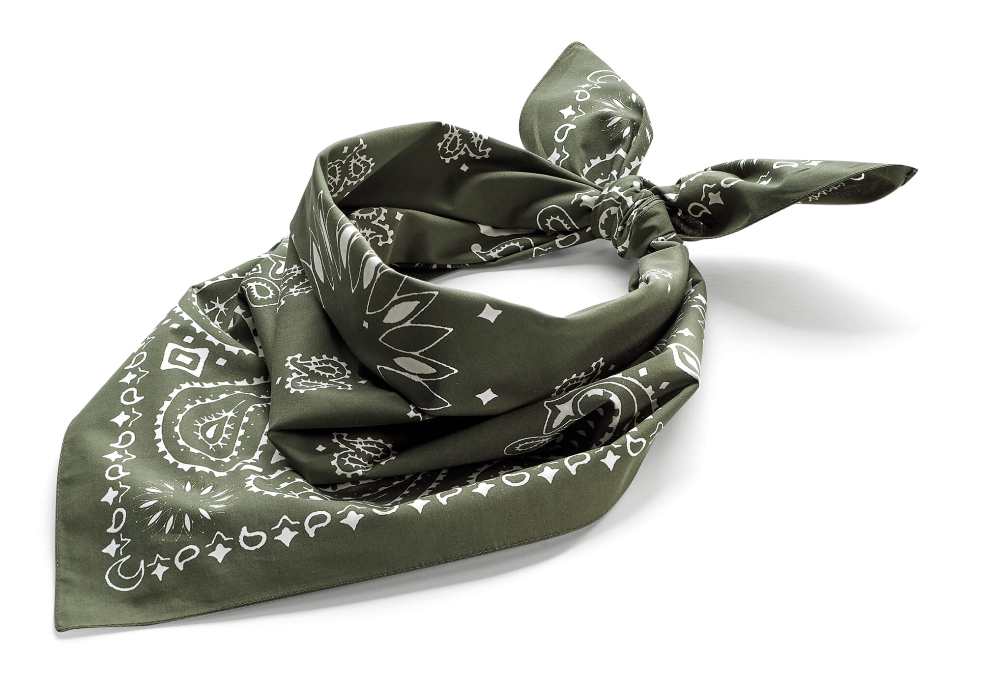 groene munt Omkeerbare organische sjaal: katoenen satijn Accessoires Sjaals & omslagdoeken Bandanas multifunctioneel 