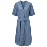 Damen-Midikleid Hellblau