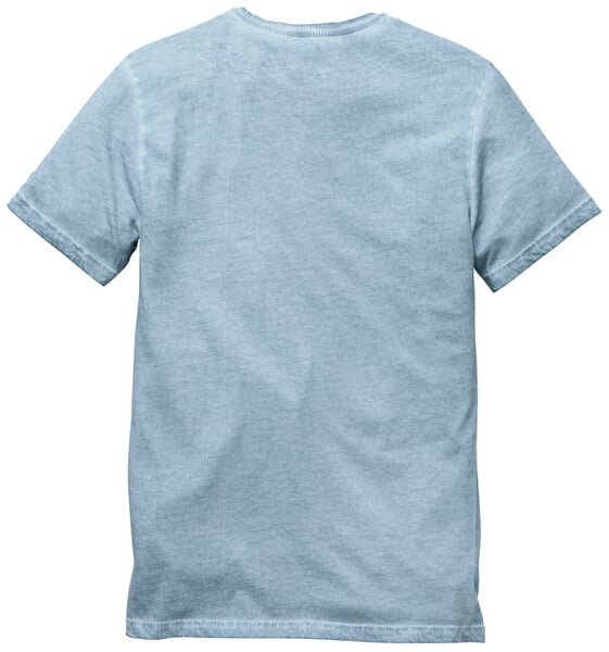 Heren T-shirt ronde hals Lichtblauw