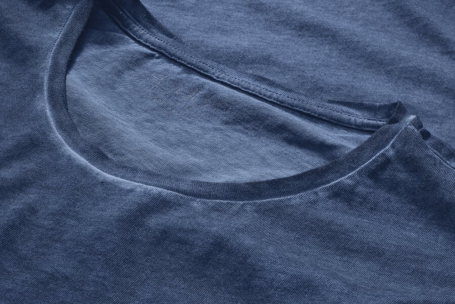 T-shirt Crew Neck pour hommes Bleu, vue détaillée